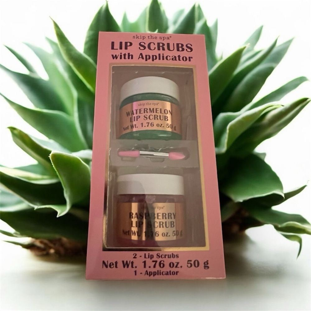 Watermelon & Raspberry Lip Scrub Set NWT